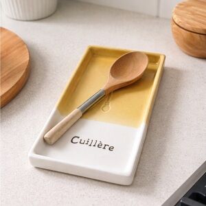 Barbara Eigen Arts “Cuillère” Ceramic Spoon Rest Kitchen French Designed USA
